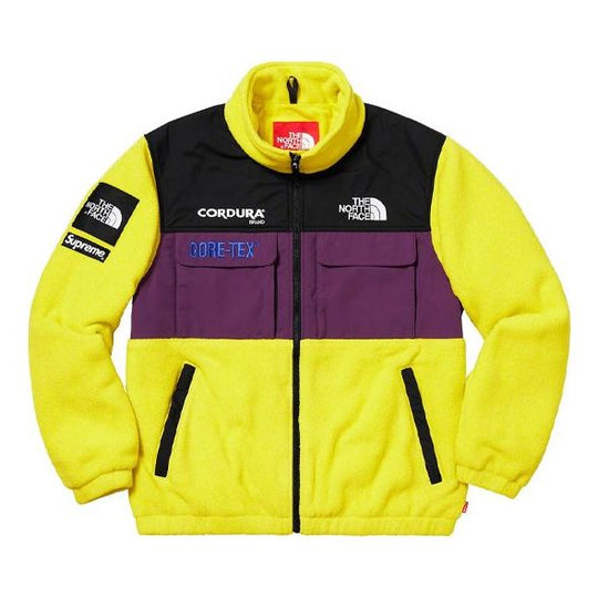 Supreme FW18 x The North Face Expedition Fleece Jacket Sulphur SUP